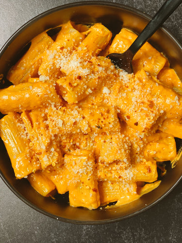 VEGAN SPICY RIGATONI ALLA VODKA